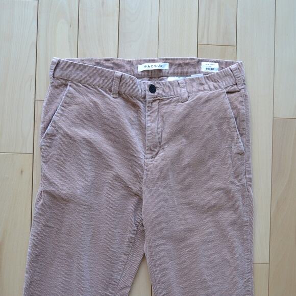 Pacsun Corduroy Pants Tan Size 30x30 - Picture 2 of 5